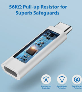 LAPRITE Charger Adapter for Apple Pencil 1st Gen, Female to Female Charging Connector for iPad Pen