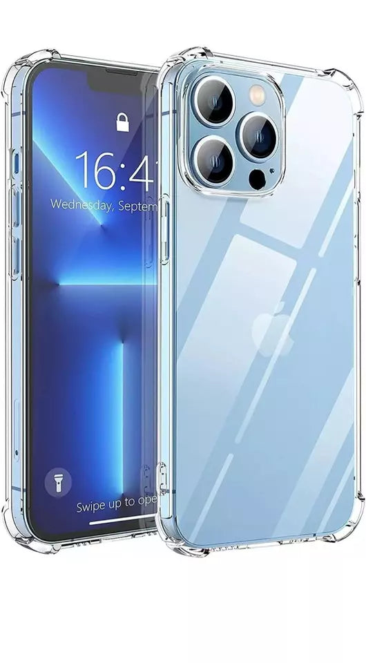 Gorilla Hard edge Shockproof Anti-burst Case Clear Cover For iPhone 15 14 13 Pro